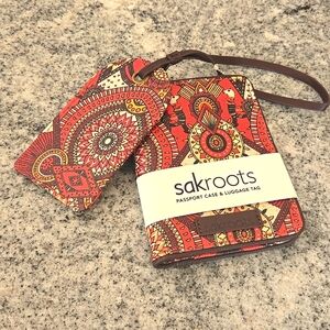 Sakroots Passport Case & Luggage Tag - NEW